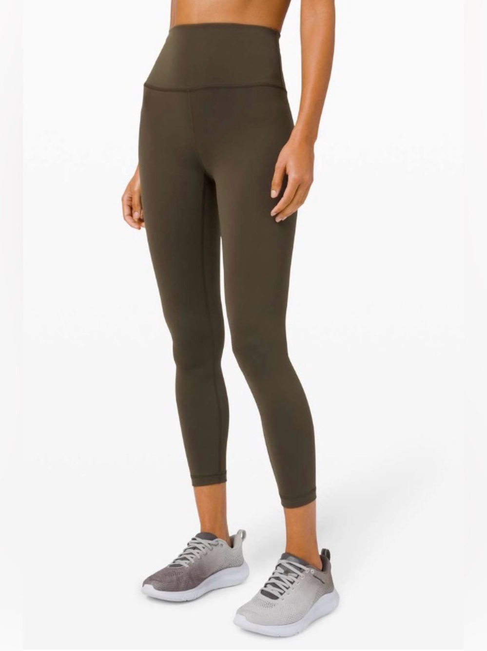 LULULEMON Wunder Train High-Rise Tight 25" in Dark Olive or Gray Sage Size 4